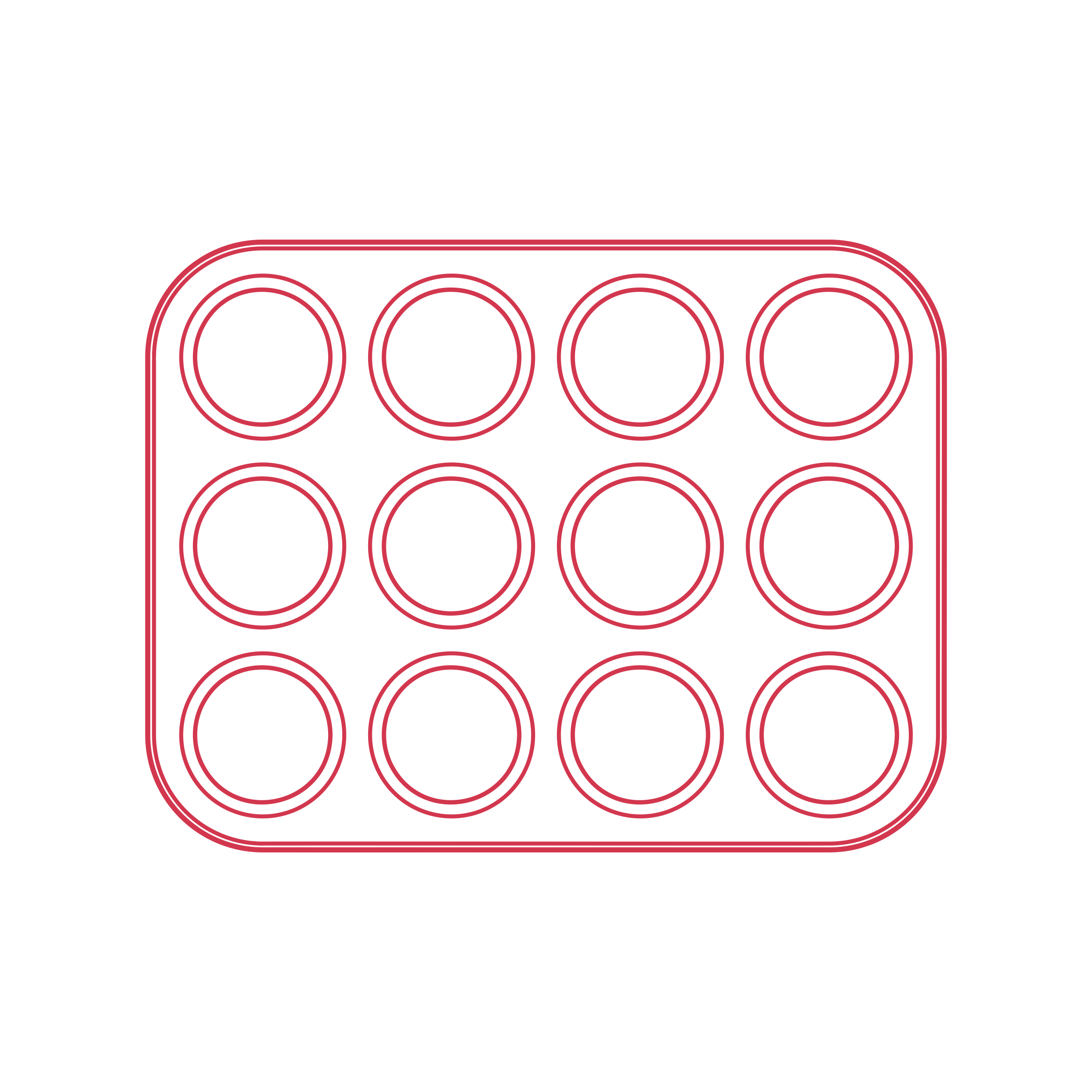 Objects Baking Pans Outline Svg File Free Vectors
